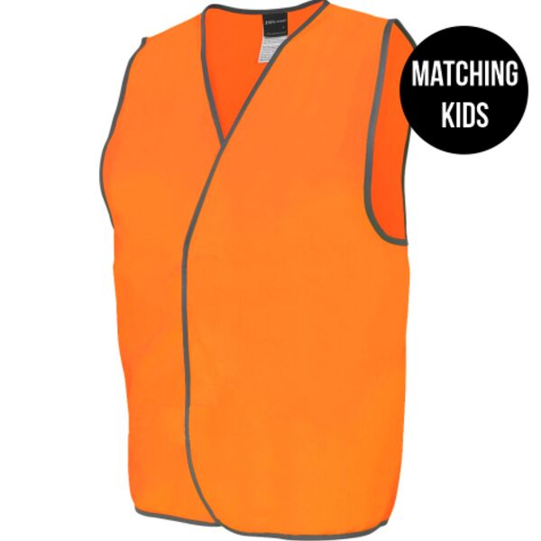 JBs Wear Hi Vis Basic Safety Vest (D) Thumbnail