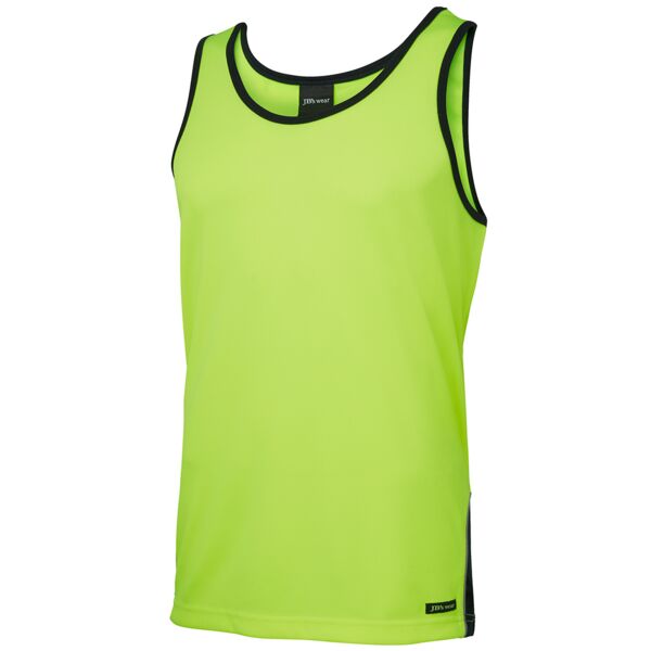 JBs Wear Hi Vis Contrast Singlet (D) Thumbnail