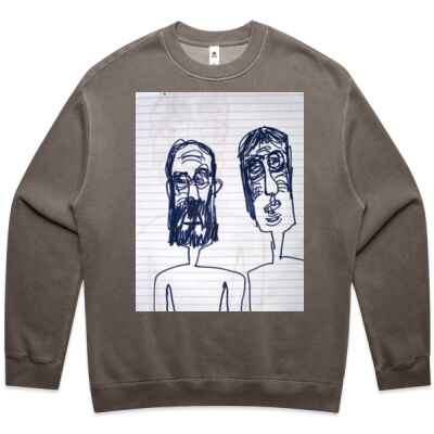 two blue men - AS Colour - Relax Faded Crew Thumbnail